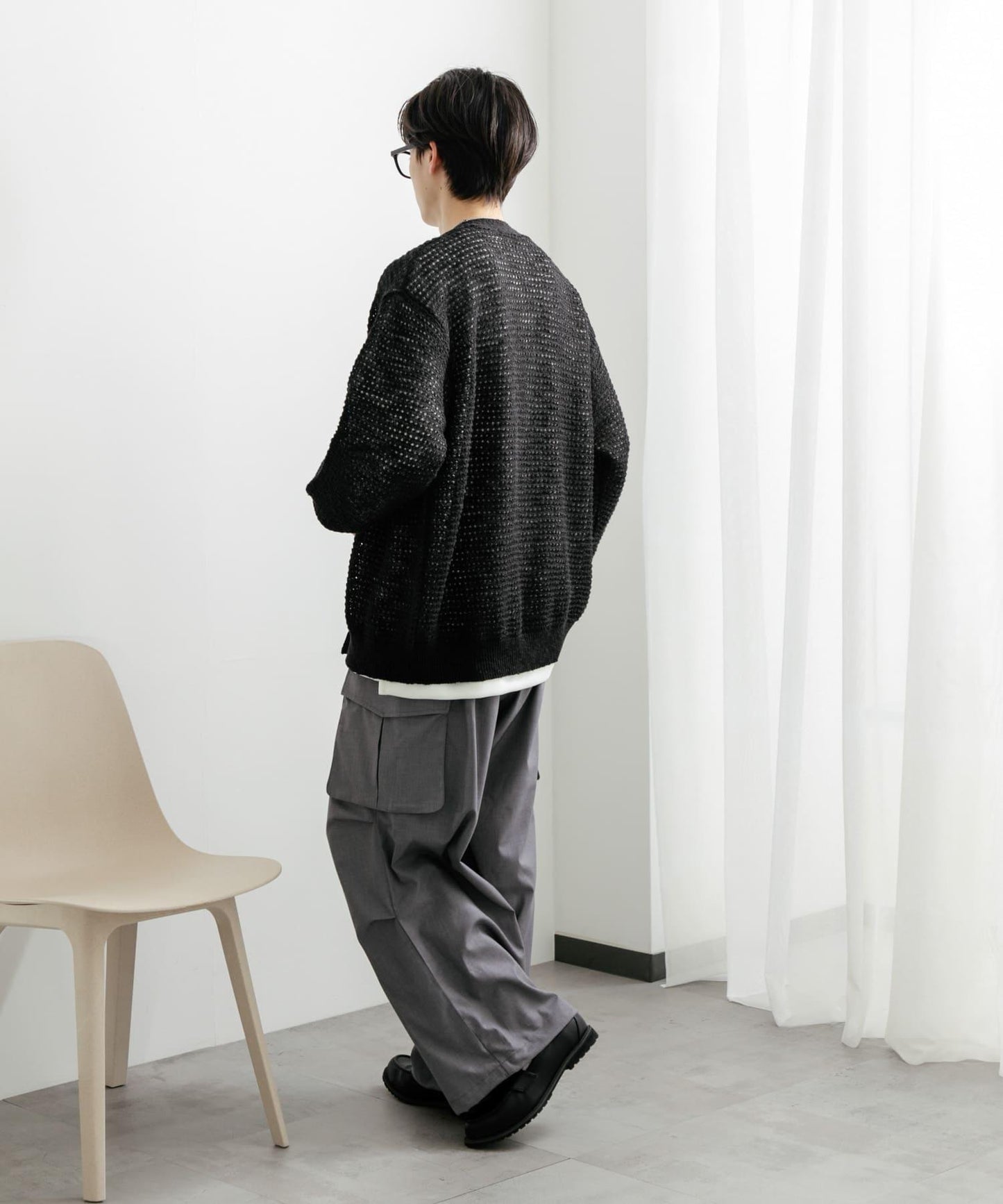 中性寬鬆工裝褲