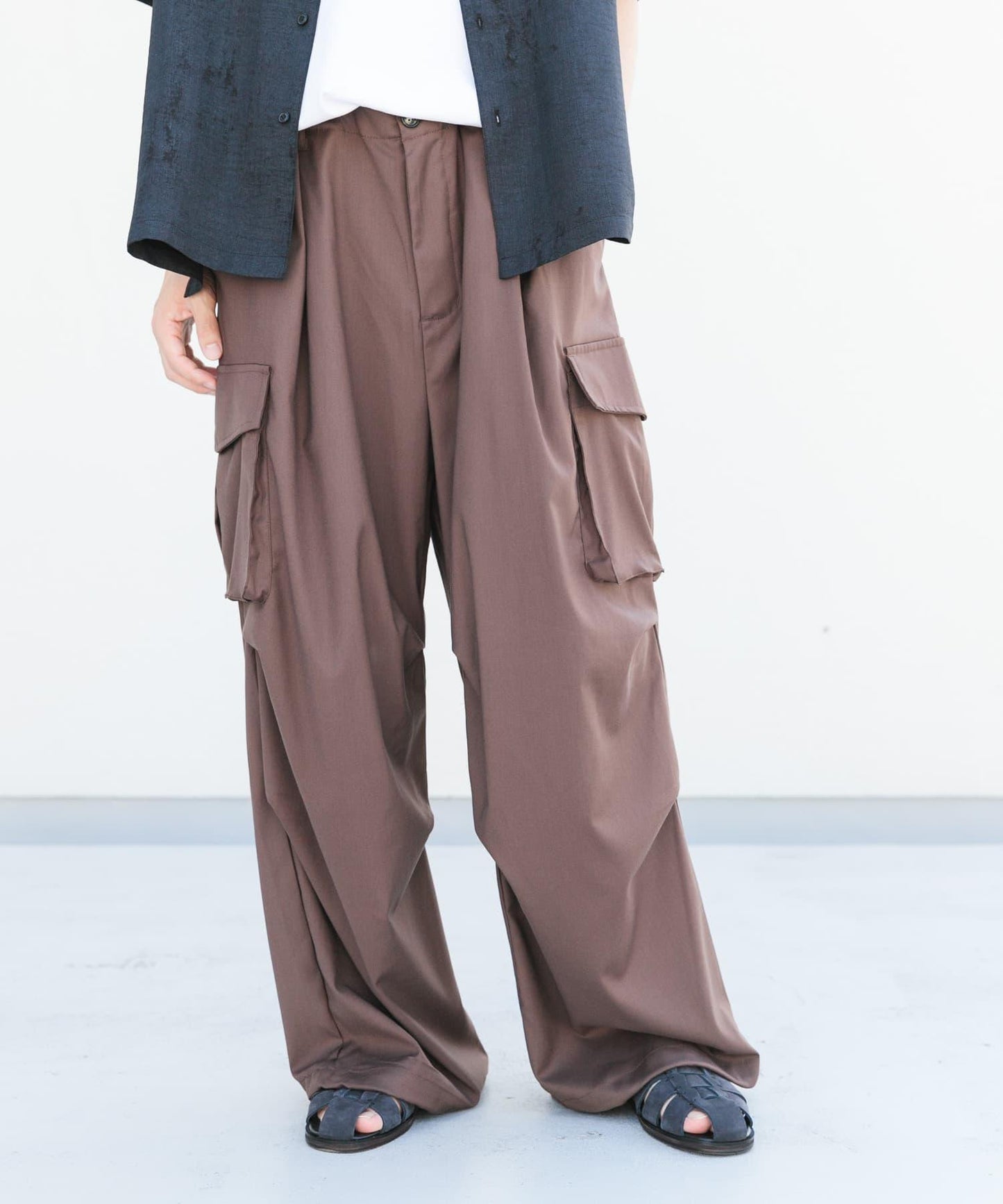 中性寬鬆工裝褲