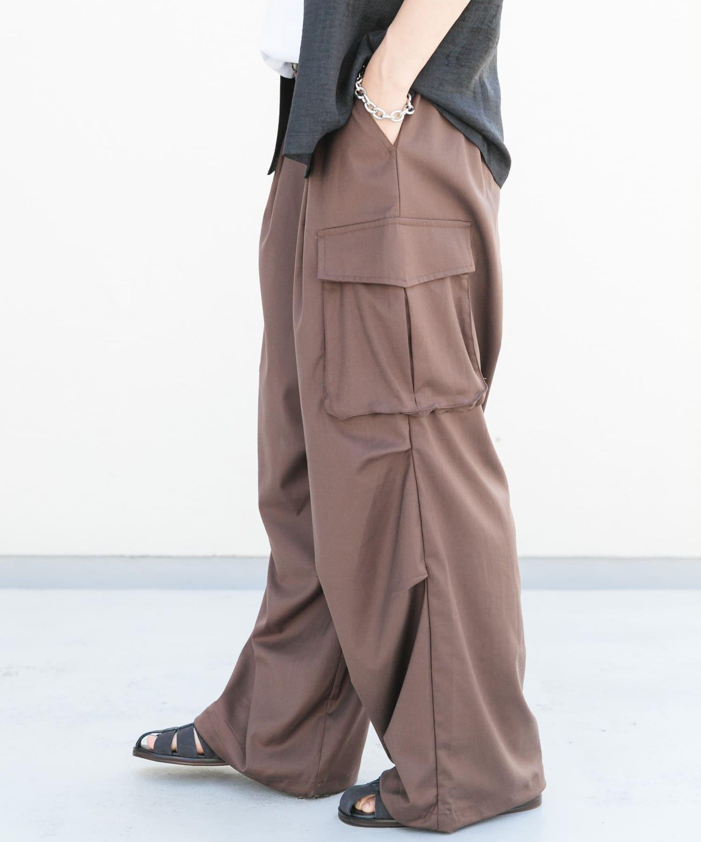 中性寬鬆工裝褲