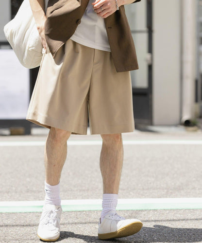 寬鬆闊腿短褲
