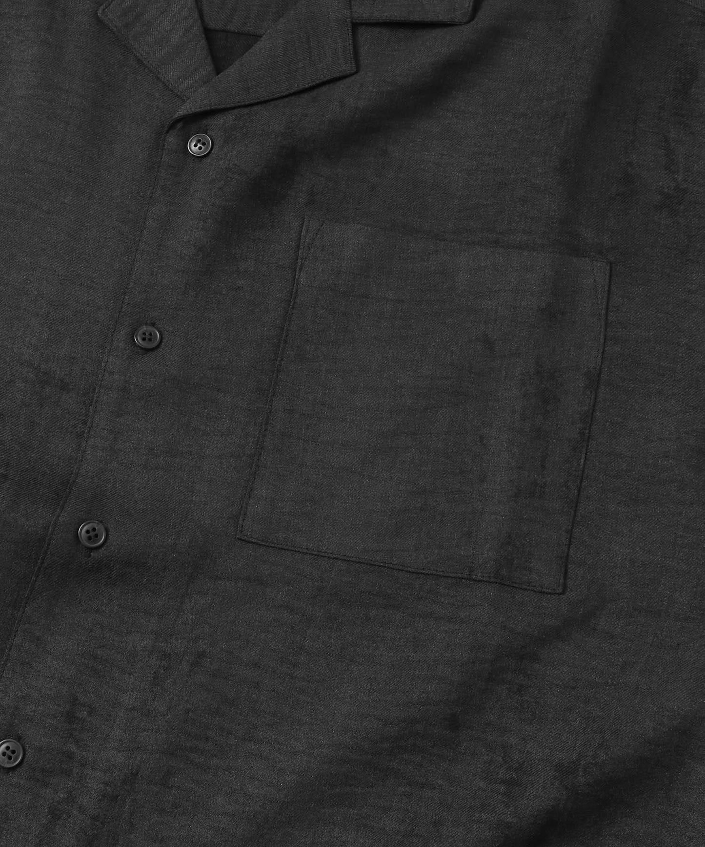 大理石紋開領短袖襯衫