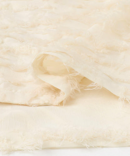 流蘇提花短袖襯衫