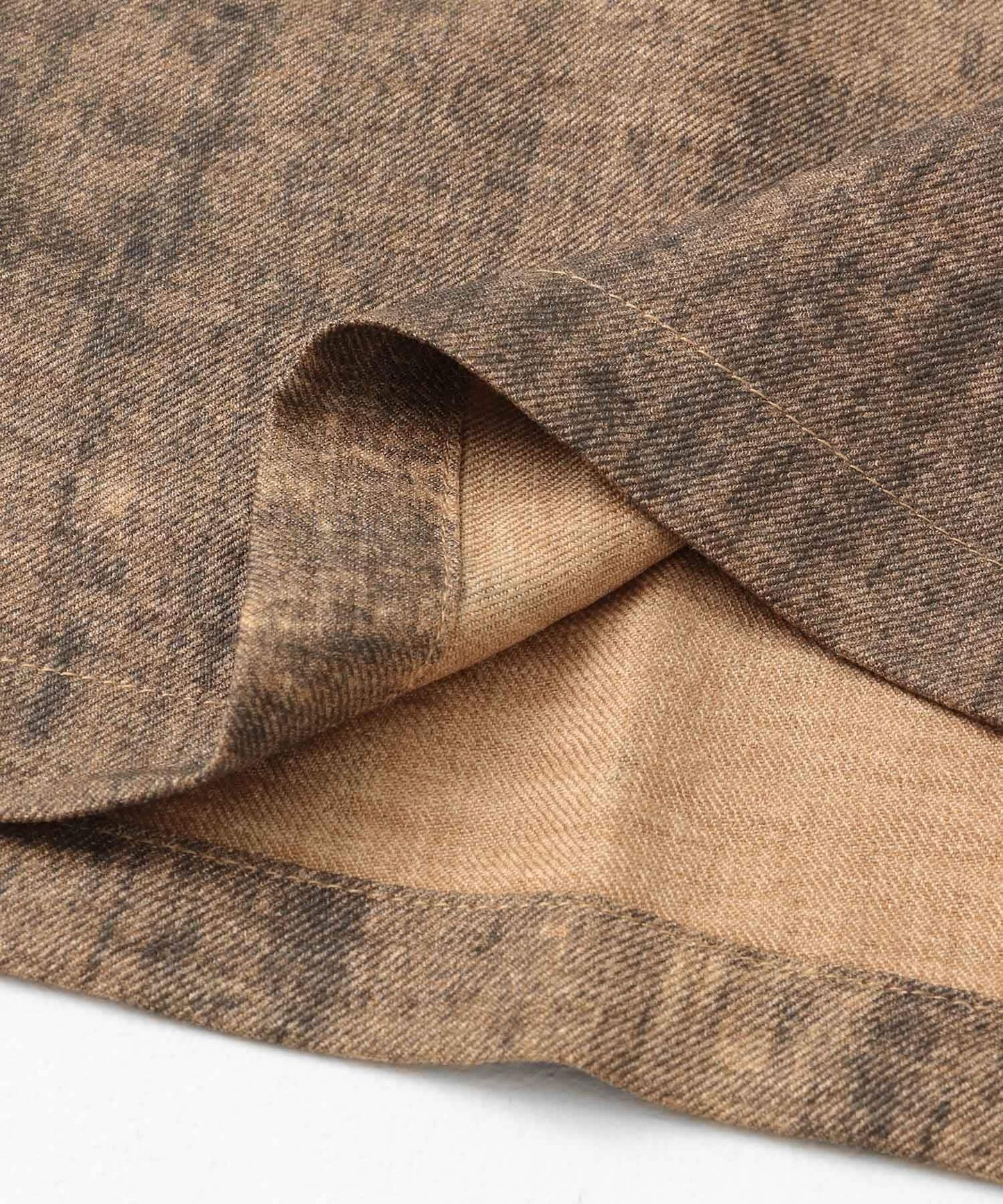 大理石紋開領短袖襯衫