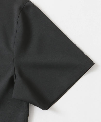 亞麻風格西裝短袖夾克