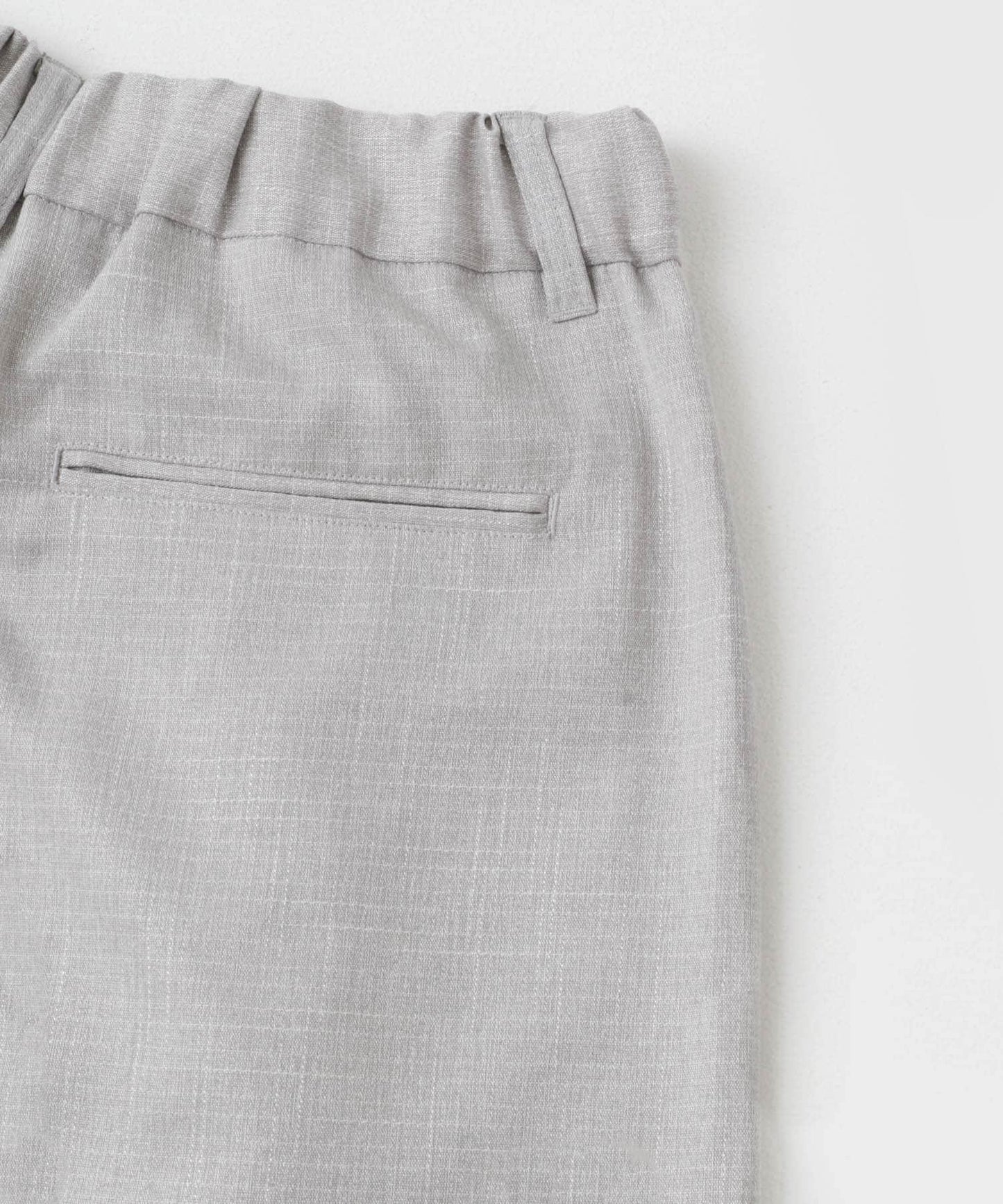 混色褶皺寬腿褲