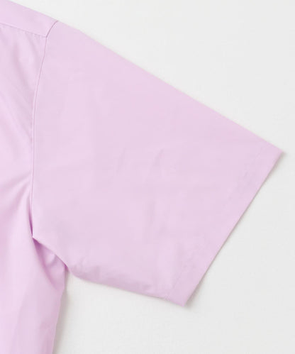 中性寬鬆版常規領短袖襯衫