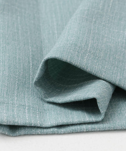 混色褶皺寬腿褲