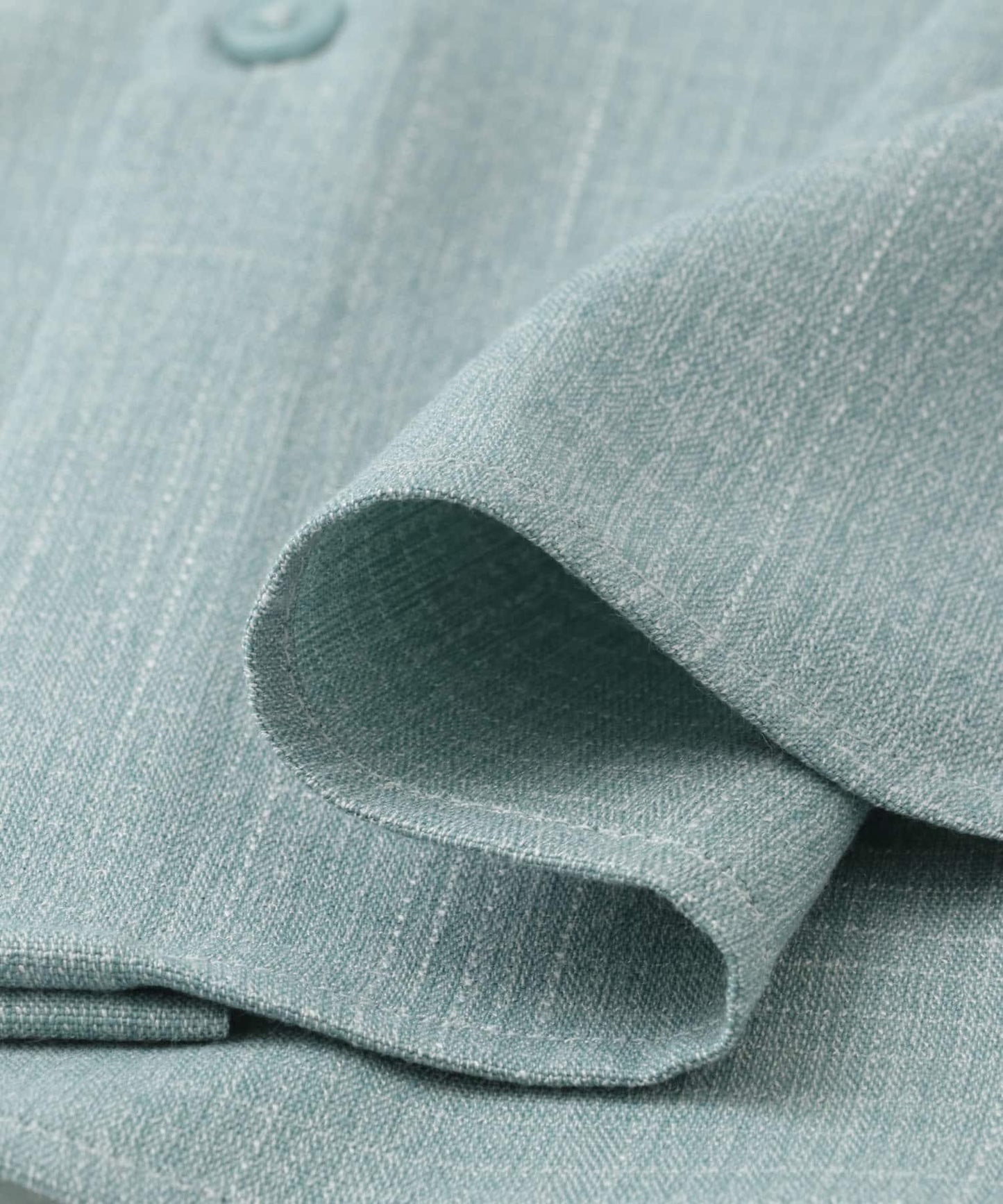 混色常規領短袖襯衫