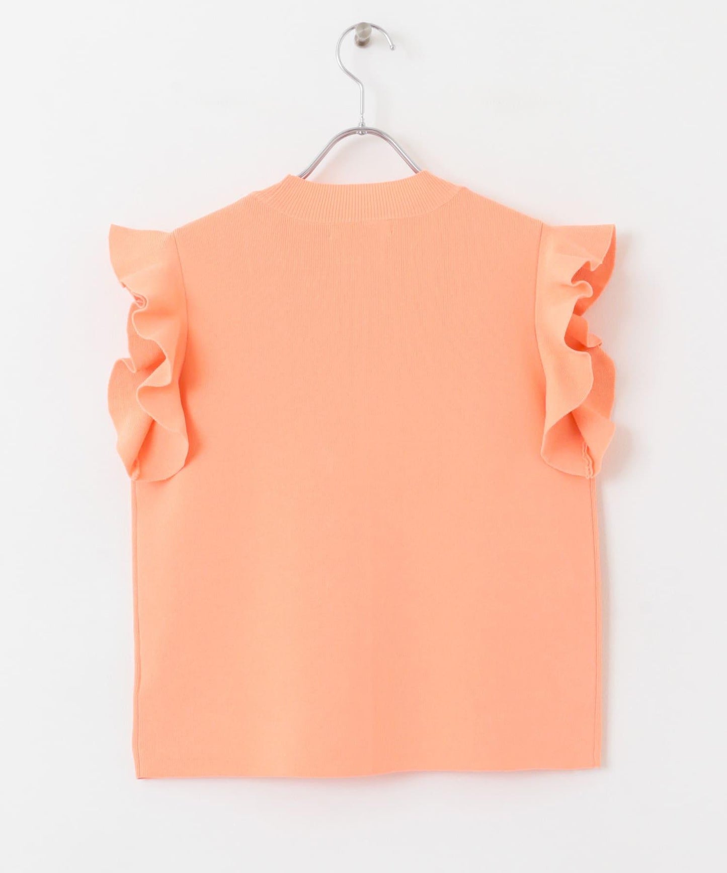 荷葉邊修身針織衫