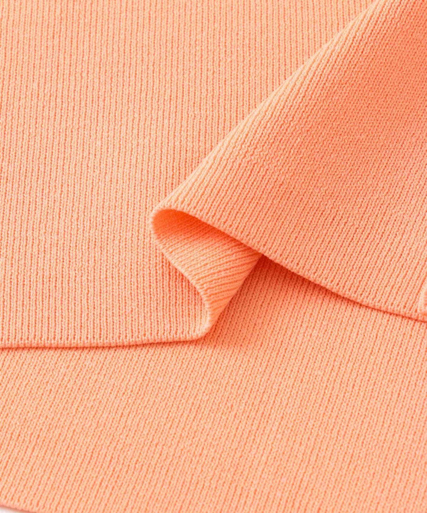 荷葉邊修身針織衫