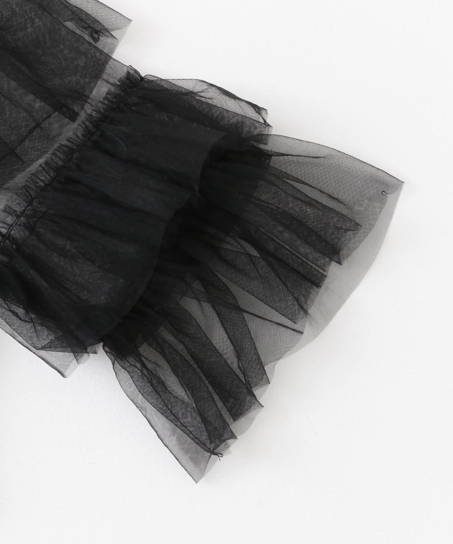 多層網紗拼接女式襯衫