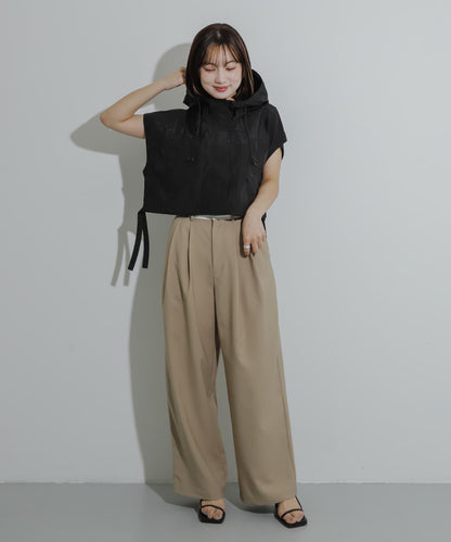 Uiscel 尼龍短款連帽衛衣