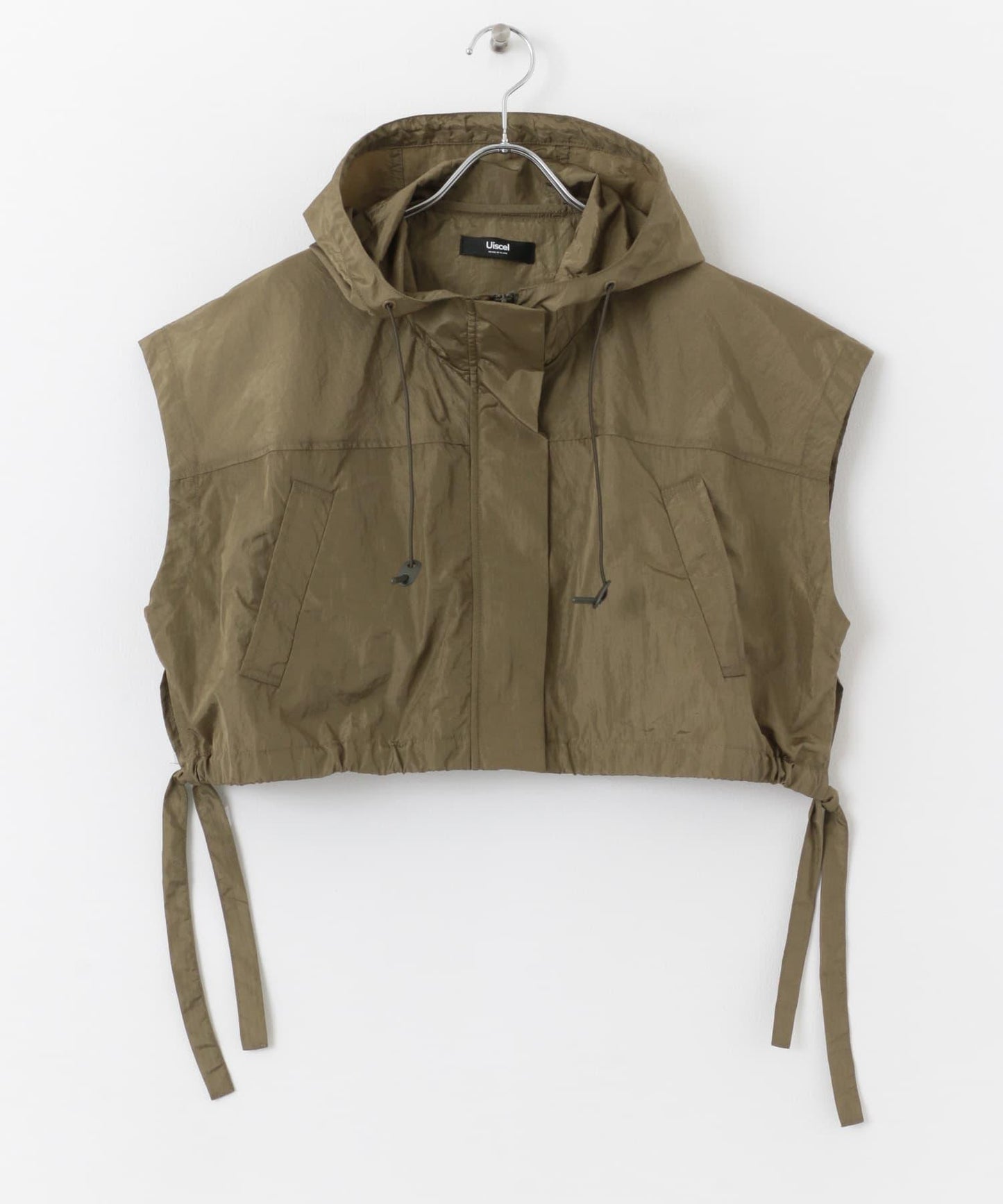 Uiscel 尼龍短款連帽衛衣