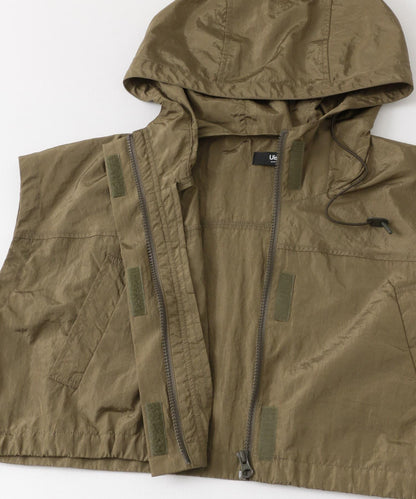 Uiscel 尼龍短款連帽衛衣