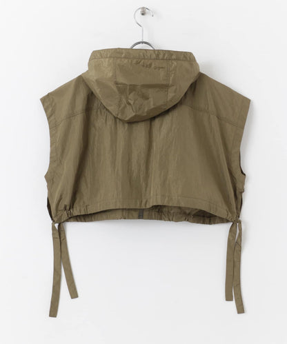 Uiscel 尼龍短款連帽衛衣