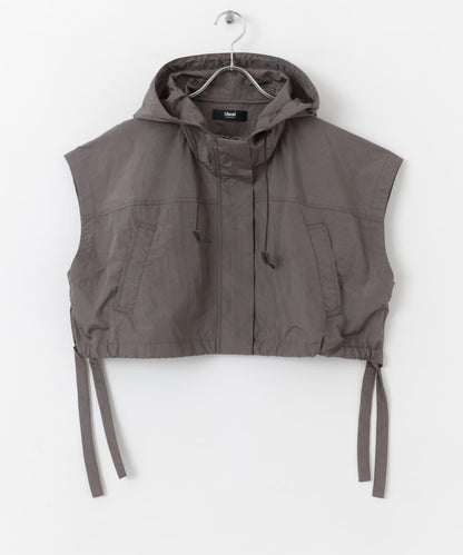 Uiscel 尼龍短款連帽衛衣