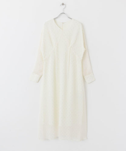 亮片提花連衣裙