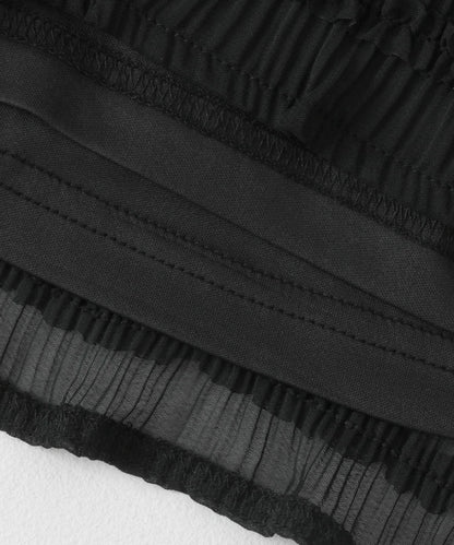 A字荷葉邊半身裙