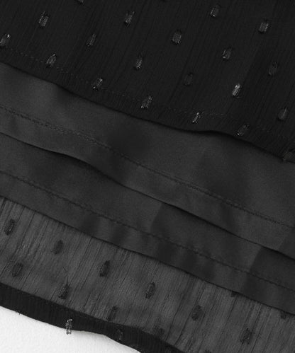 亮片提花連衣裙