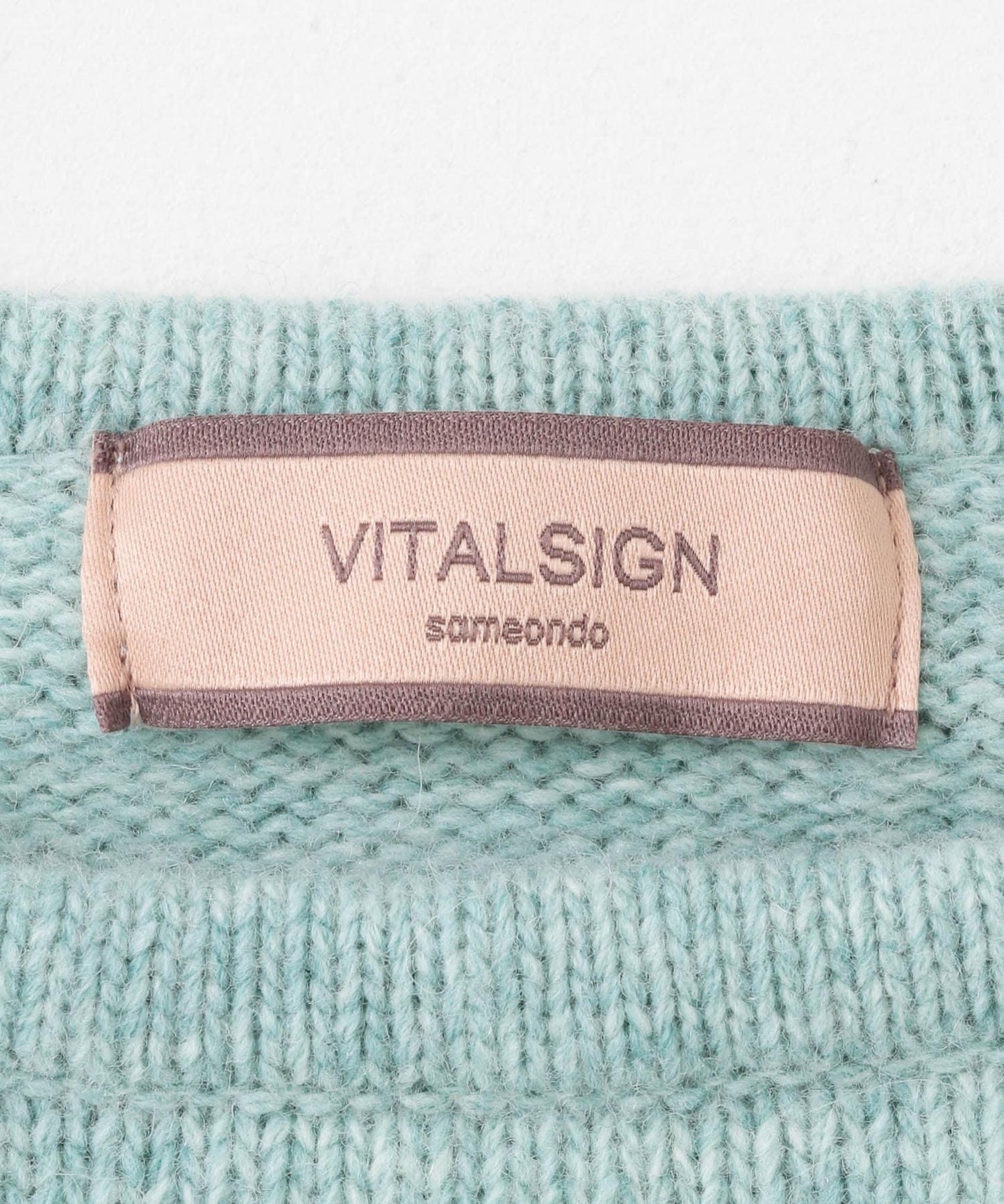 VITALSIGN 鏤空線條針織套頭衫