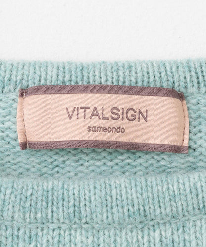 VITALSIGN 鏤空線條針織套頭衫