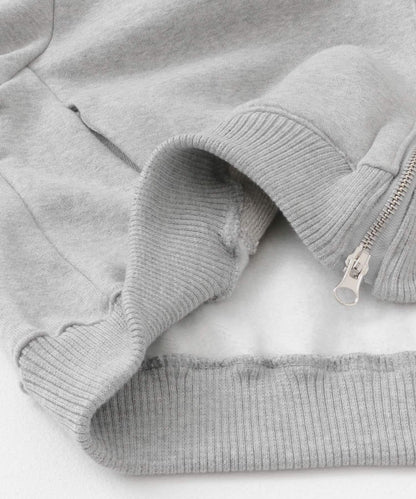 VITALSIGN 蕾絲斗篷標誌拉鍊開衫