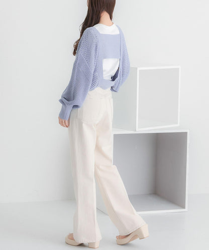 圖案五分袖緊身T恤