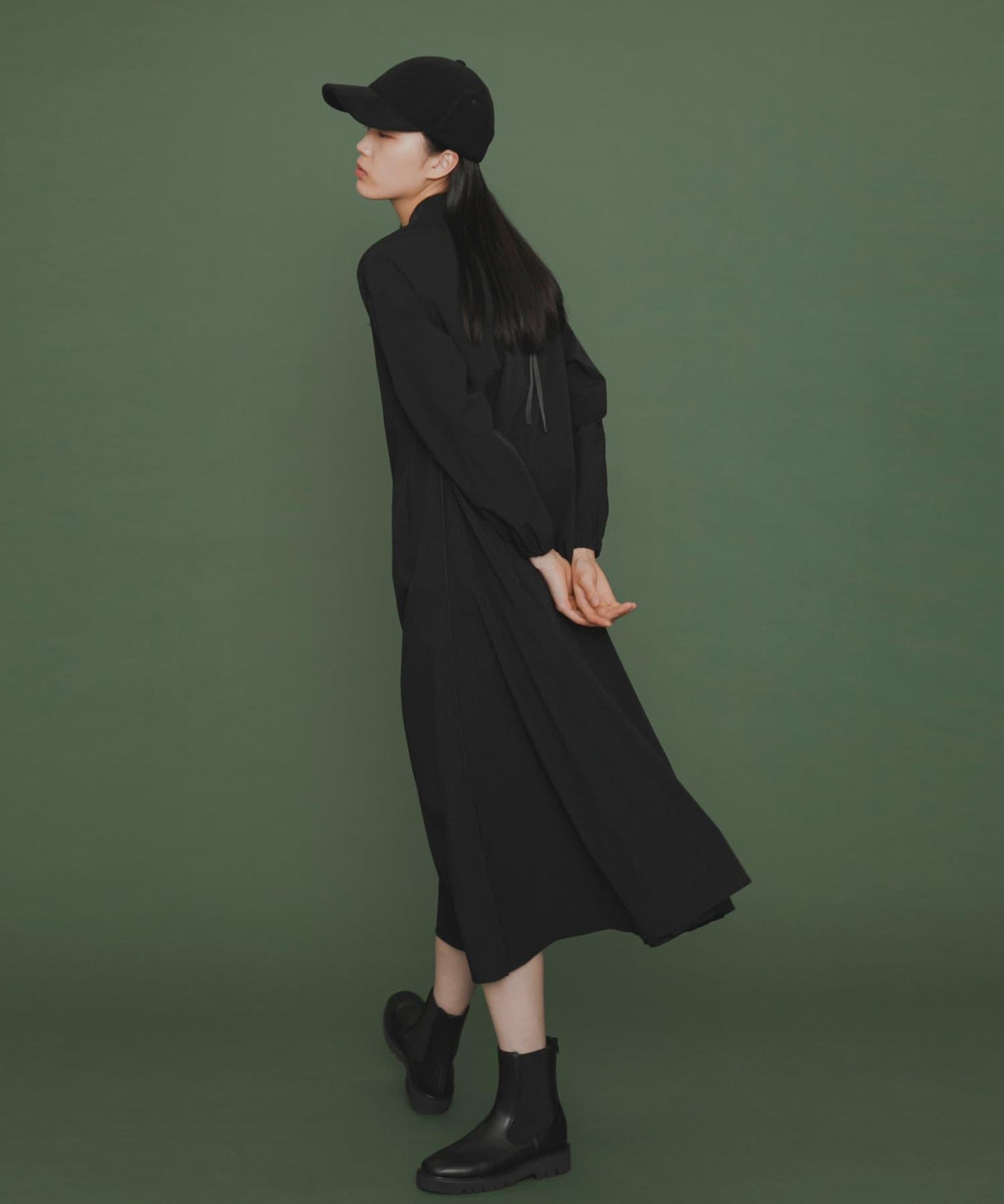 Uiscel 4向彈力帳篷廓形連衣裙