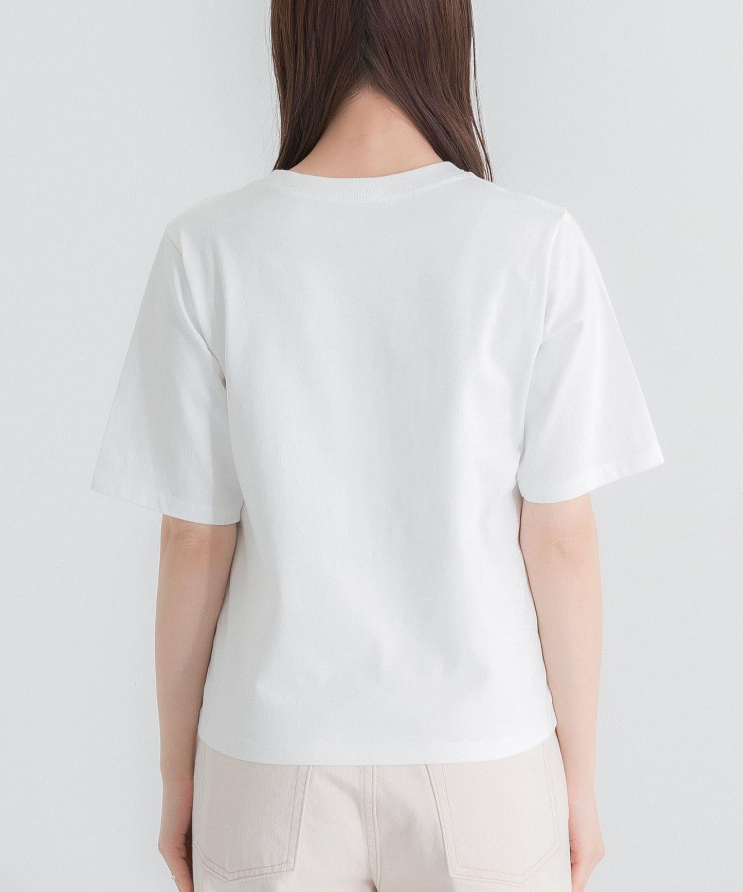 圖案五分袖緊身T恤