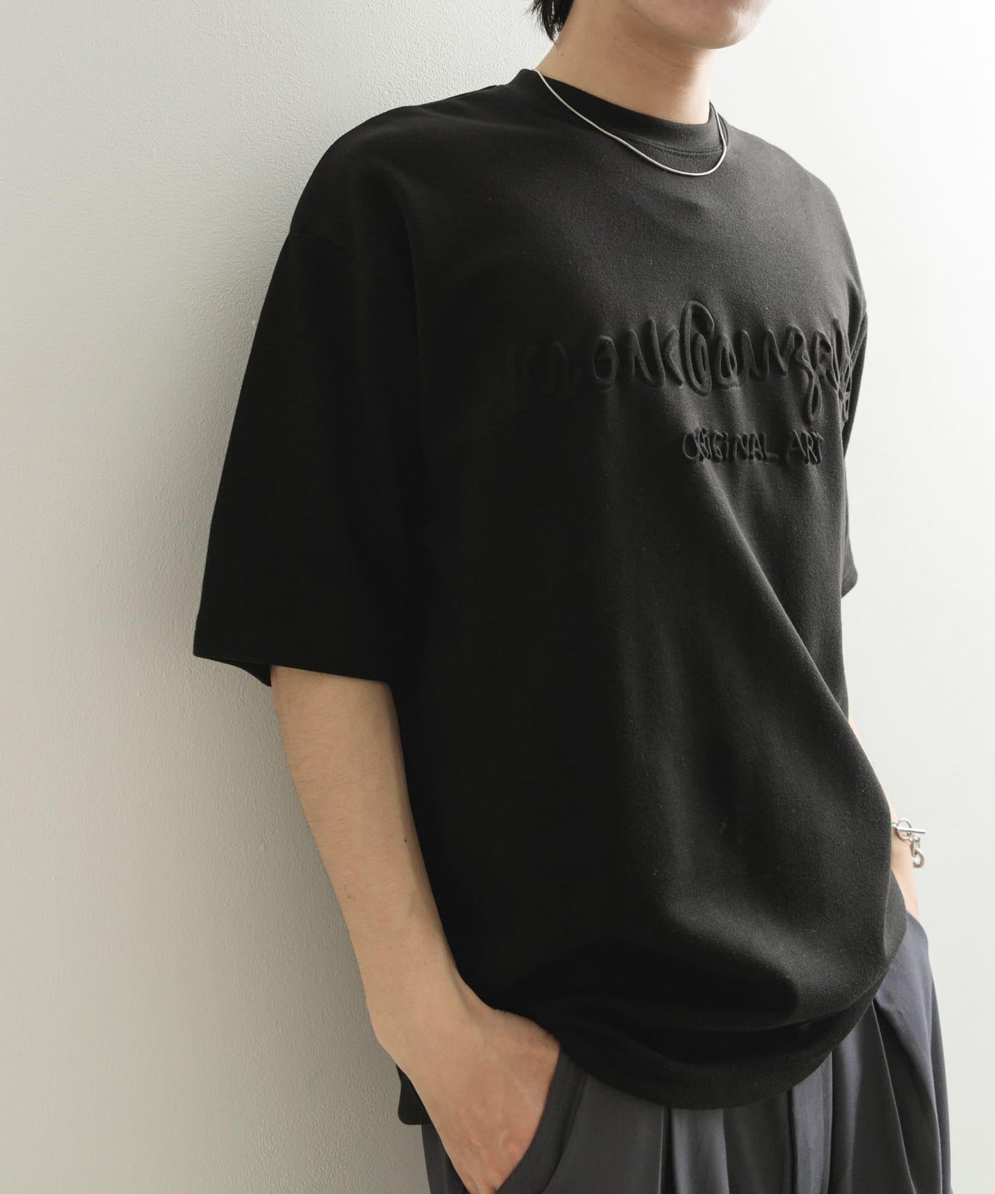 Mark Gonzales 印花圓領抽繩T恤