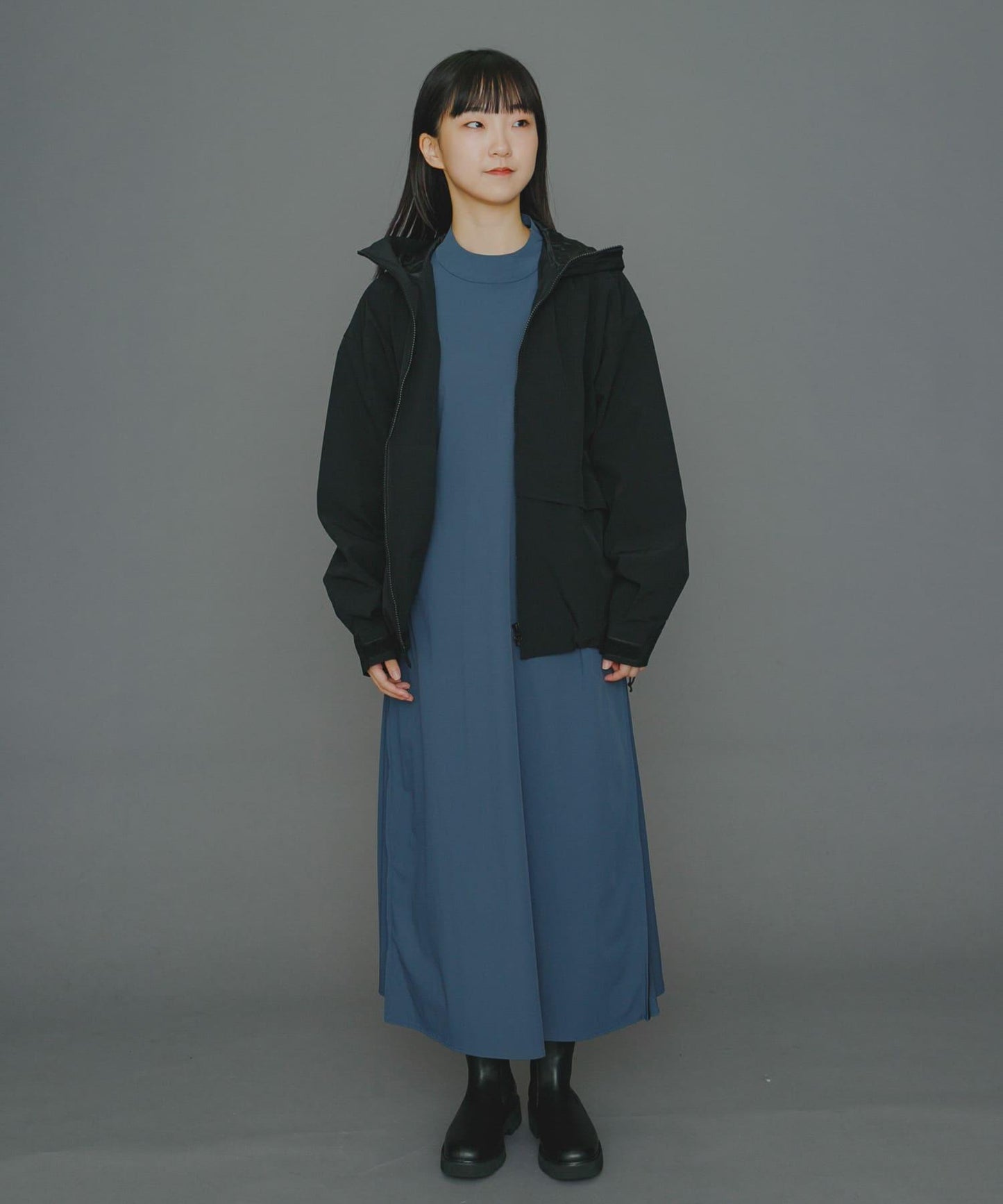 Uiscel 4向彈力帳篷廓形連衣裙