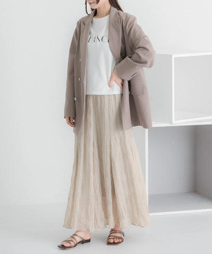 圖案五分袖緊身T恤