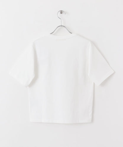 圖案五分袖緊身T恤