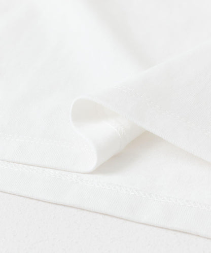 圖案五分袖緊身T恤