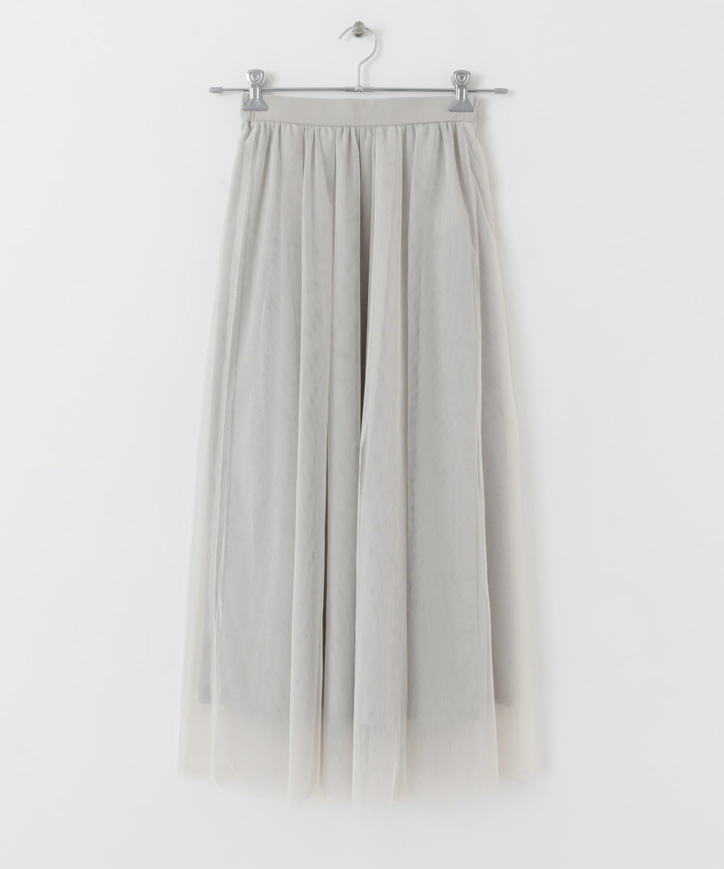 柔軟網紗休閒裙