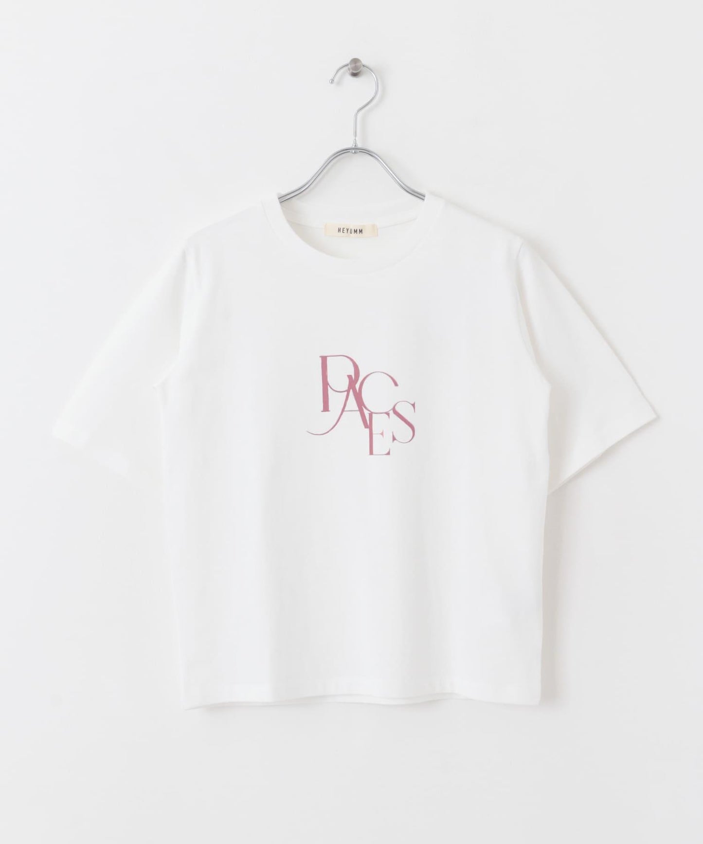 圖案五分袖緊身T恤