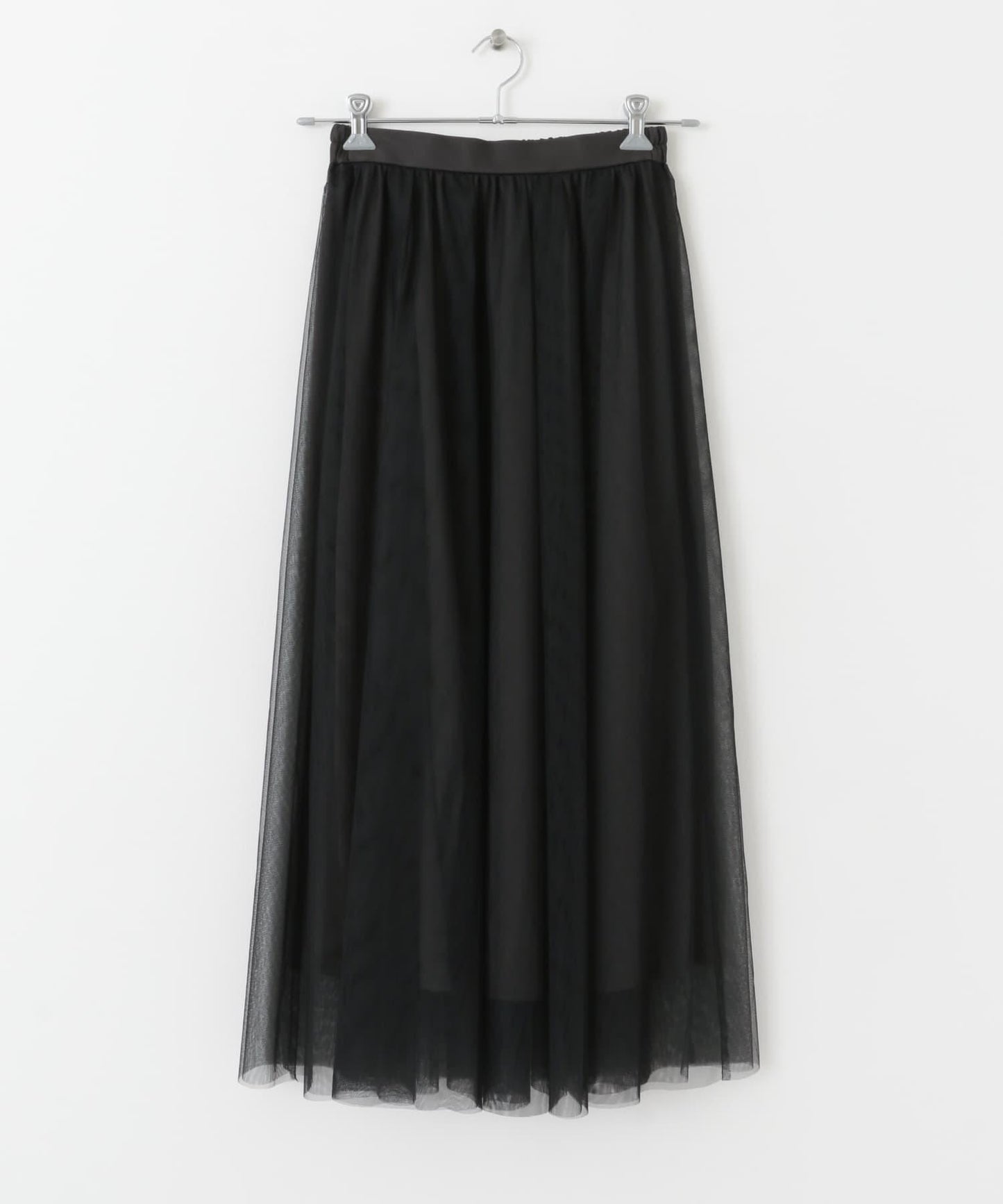 柔軟網紗休閒裙