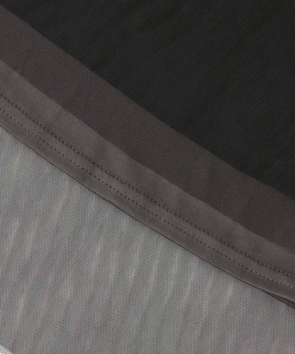 柔軟網紗休閒裙