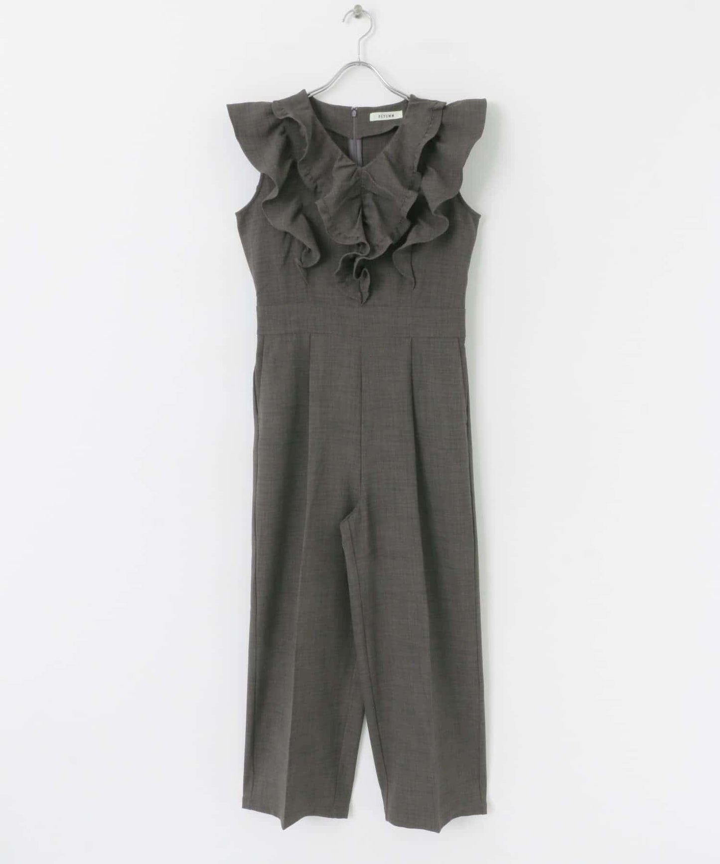 荷葉邊袖連體褲