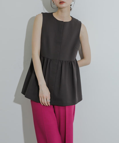 荷葉邊荷葉下襬馬甲