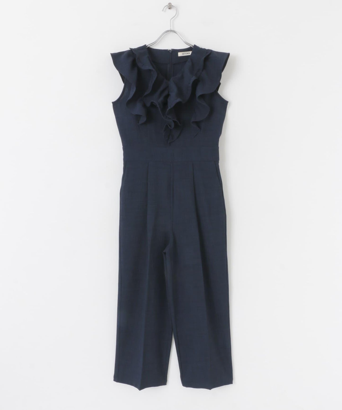 荷葉邊袖連體褲