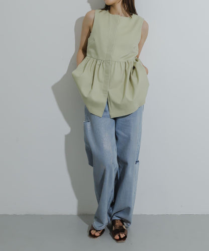 荷葉邊荷葉下襬馬甲