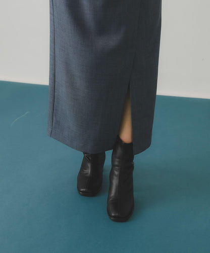 紐扣裝飾半身裙