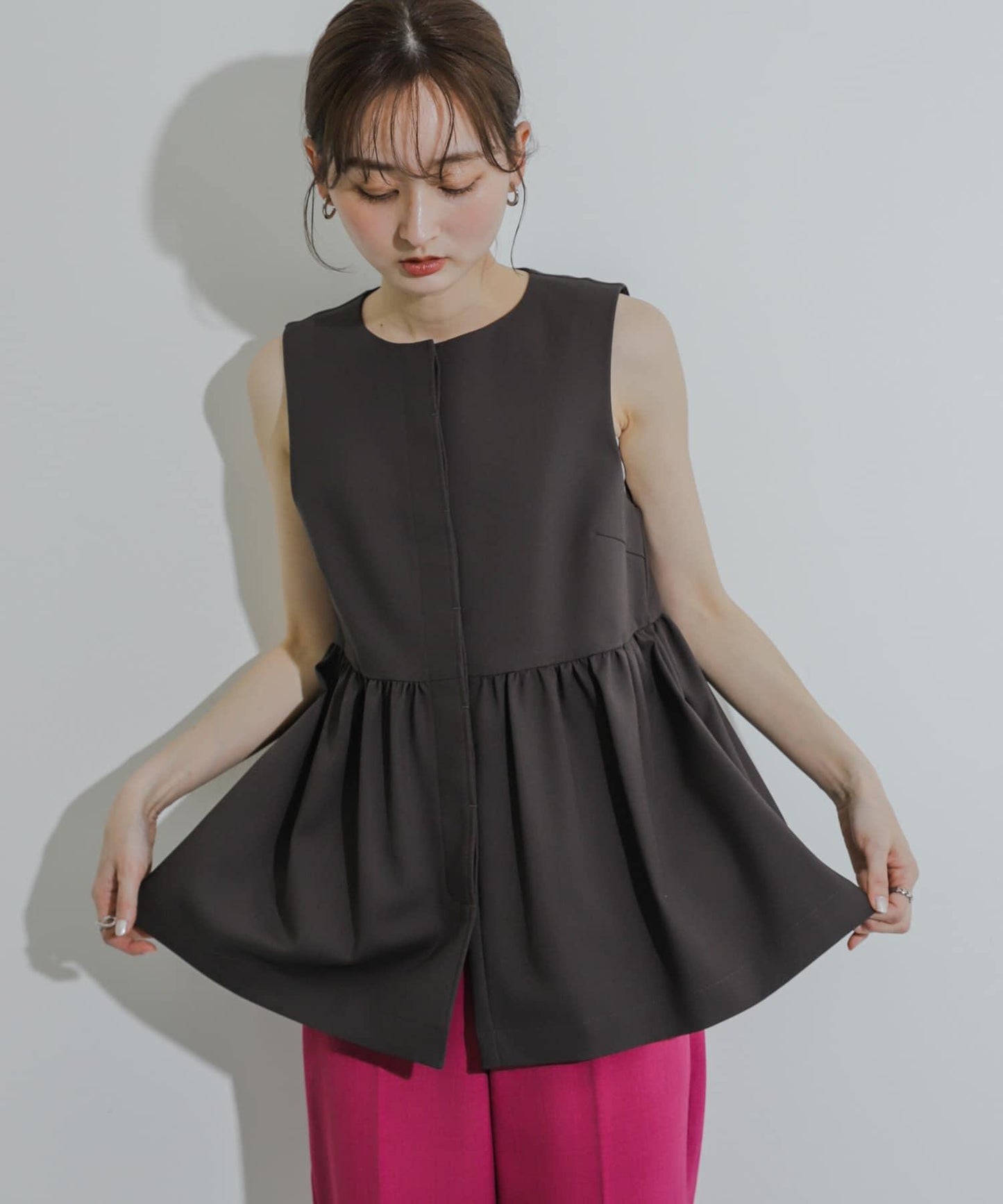 荷葉邊荷葉下襬馬甲