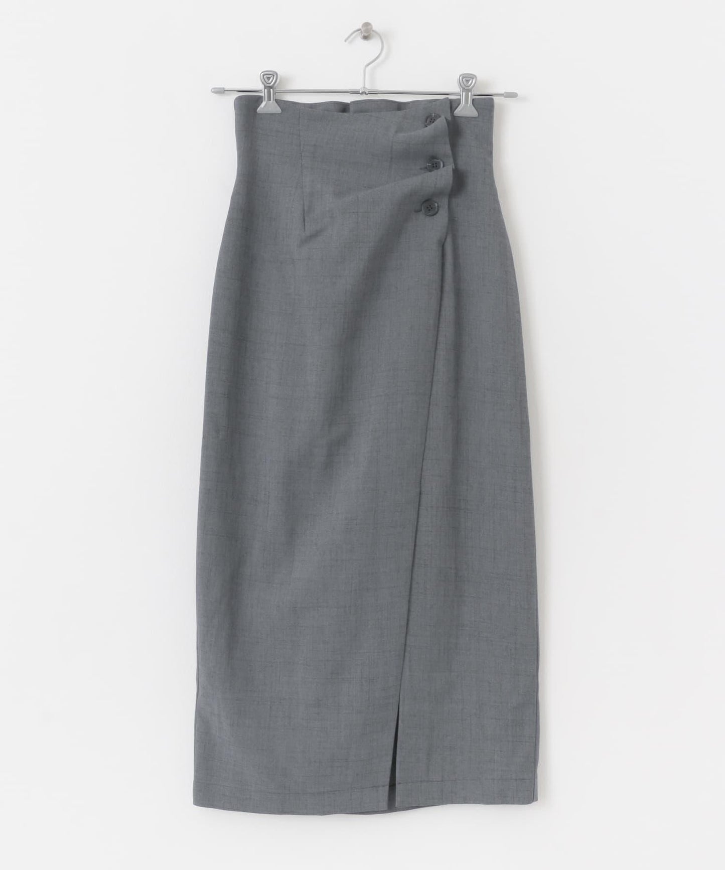 紐扣裝飾半身裙