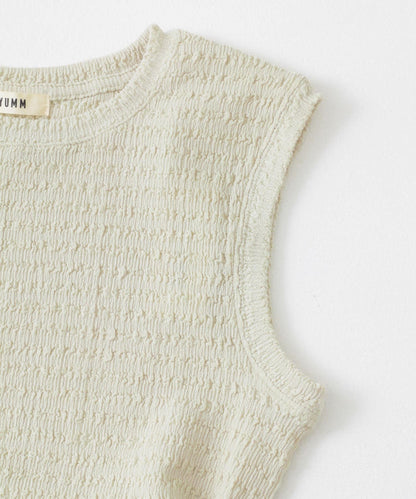 側邊開衩提花連衣裙