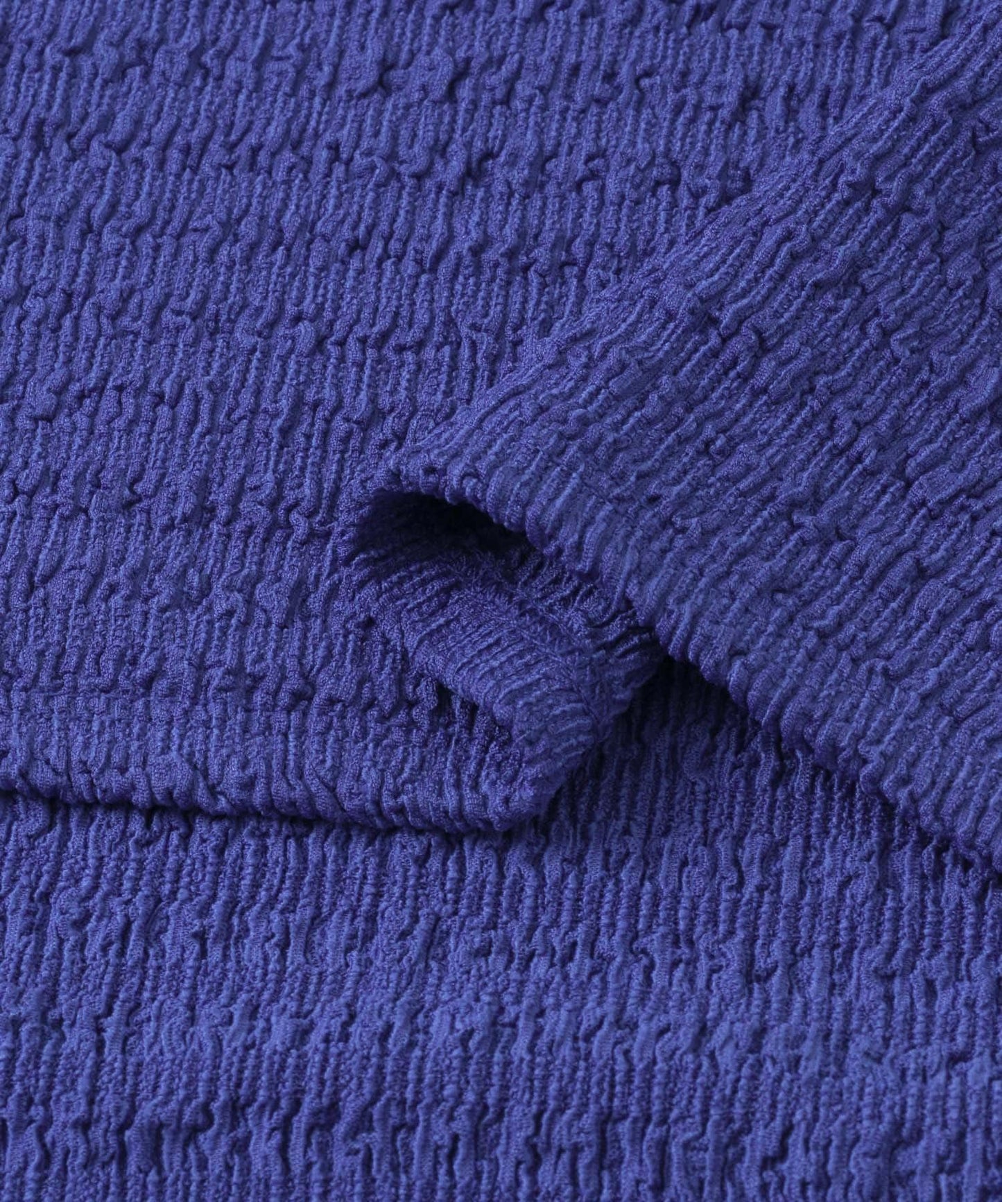 側邊開衩提花連衣裙