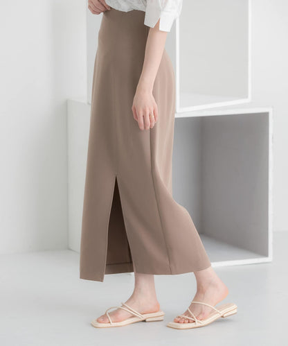 彈力開叉半身裙