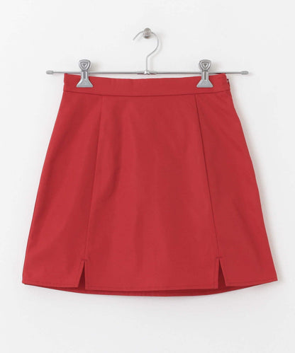 彩色臺形迷你裙