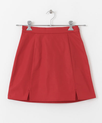 彩色臺形迷你裙